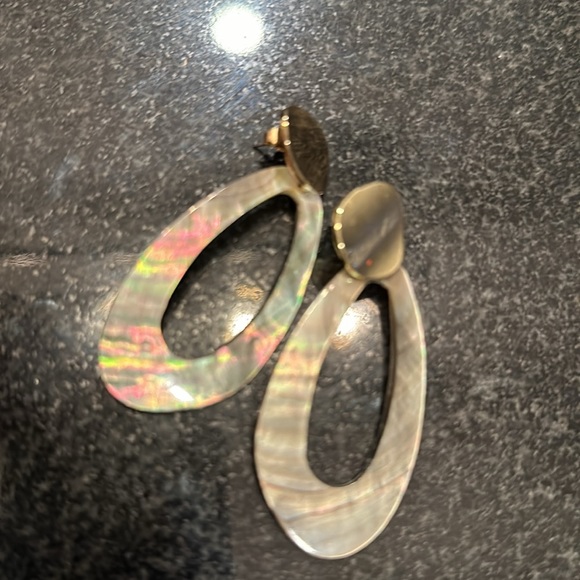 Pearlescent earrings - Picture 4 of 4